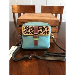 Myra Bag Calypso Safari Boho Chic Repurposed Crossbody / Shoulder Bag